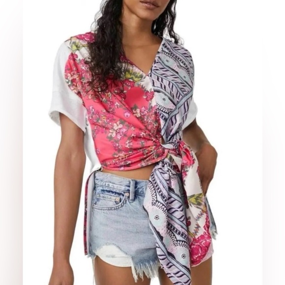 Free People Tops - Free People Pick Your Scarf Tunic NWT Size Large